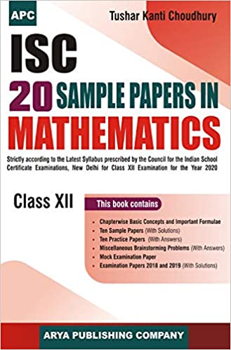 ISC 20 Sample Papers in Mathematics Class–XII