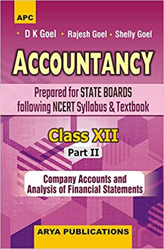Accountancy (Vol. ii) Class–XII