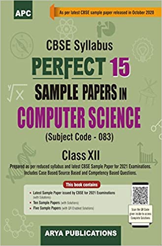 Perfect 15 Sample Papers in Computer Science Class–XII
