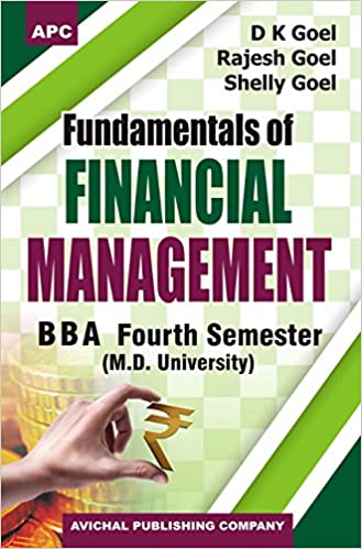 fundamentals of Financial Management Semester IV of BBA (MDU) BBA