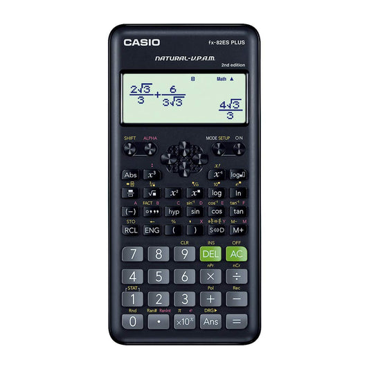 Casio FX-82ES Plus 2nd Edition Non-Programmable Scientific Calculator