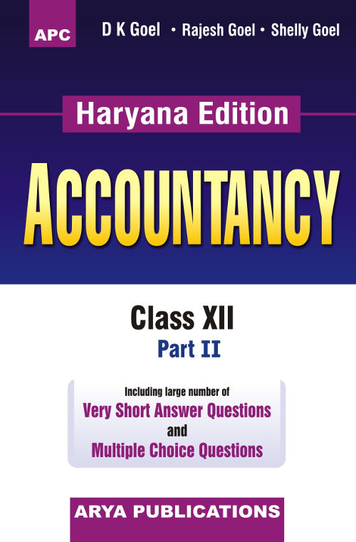 Accountancy Part-ii Class–XII