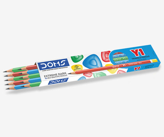 Doms Y1 Pencil - Extra Dark Triangle Pencil