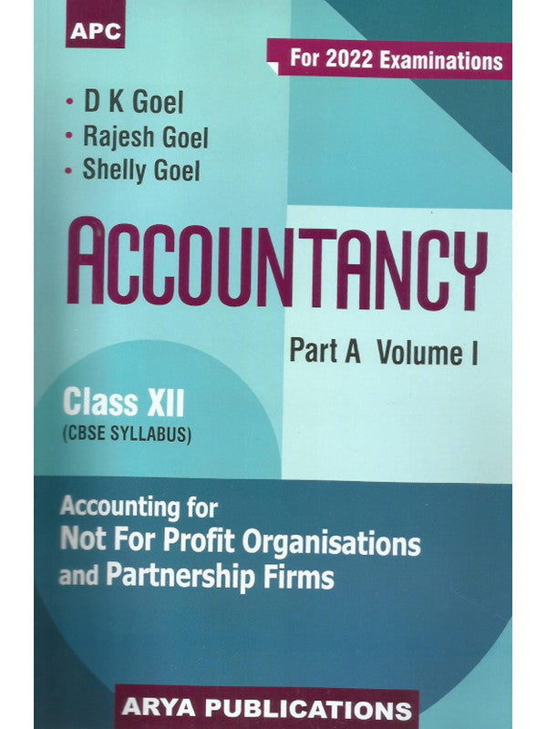 Accountancy  (Part-A) (Vol. I) Class–XII