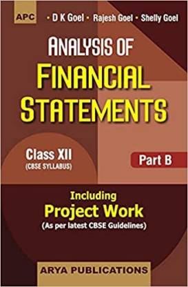 Analysis of Financial Statements  (Part-B) Class–XII