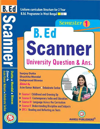 B.Ed Scanner by aaheli publisher