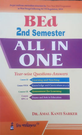 BEd 2nd Semester All In One, Year-wise Questions Answers