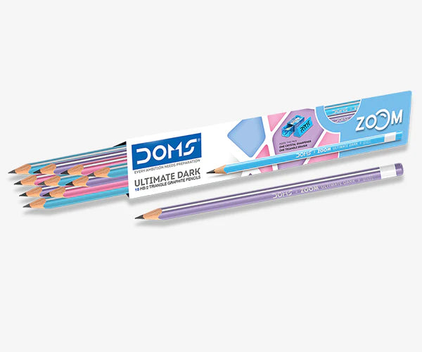 DOMS Zoom Ultimate Dark - Triangle Pencils 