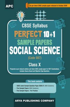 Perfect 10+1 Sample Papers Social Science Class–X