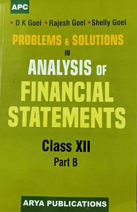 Problems & Solutions in Analysis of Financial Statements Class–XII (Part-B)