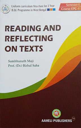 Reading and Reflecting on Text, for 1st Semester