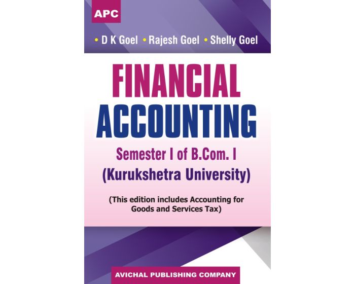 Advanced Financial Accounting Kurukshetra University Semester II of B.Com. I Year B.Com.