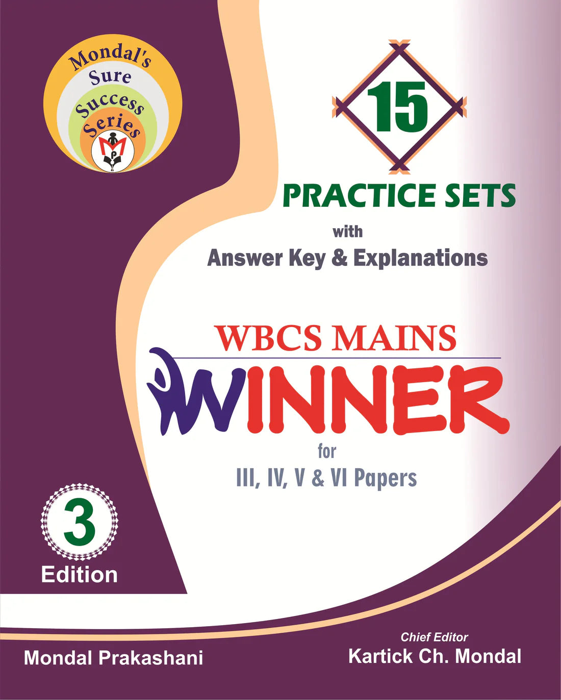 WBCS Mains WINNER for III, IV, V, VI Papers 8 Practice Sets