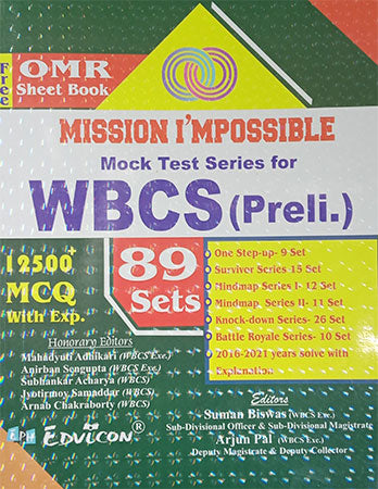 WBCS Preliminary Mock Test 89 Sets