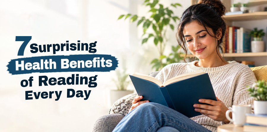 7 Surprising Health Benefits of Reading Every Day